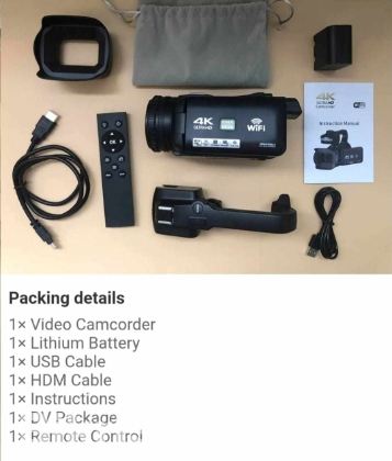 Capture Moments in 4K with ZIHOTEK RX200 Camera